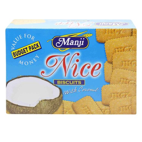 Manji Nice Biscuits With Coconut Budget 1Kg