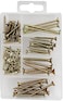 Terminator Screws Set Assortment Kit for Chipboard Wall Drywall Mounting 75 Pcs Kit