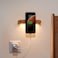 Rechargeable LED Wall Light for Hallway Motion Sensor Closet Light, Wood Material