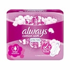 Buy Always Cotton Soft Ultra Thin Large Sanitary Pad With Wings White 8 count in Kuwait