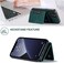 Excuse Premium Case For iPhone 14 Pro Max, Leather Phone Case Back Cover Magnetic Detachable Trifold Wallet Card Holder For iPhone 14 Pro Max - Green