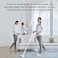 Deerma Cordless Vacuum Cleaner Upright Bagless Vacuum Cleaner Powerful Lightweight Portable Handheld Stick Vacuum Cleaner with Rechargeable Lithium Ion Battery for Floor Carpet Car Pet Hair, white