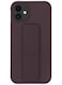Zolo Finger Grip Holder and standing cover with Car Magnetic Multi-function Shockproof Protective Case Cover For iphone 11 Brown