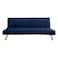 In House Sandi 2 In 1 Sofabed Velvet Upholstered - Dark Blue