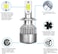 9005 Car LED Headlight Bulbs 6500K 200W Powerful Brighter Light LED 9005 Led Headlights Conversion Kit 2pcs