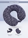 ParaJohn Deluxe Memory Foam Neck Pillow - Ultimate Comfort And Support For Travel, Restful Sleep, And Neck Pain Relief