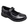 Zuri Studeez Leather School Shoes For Girls Size 32 Black