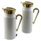 Avci Home Maker SLM Vacuum Flask Set White and Gold 2 PCS