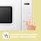 Comfee' Microwave Oven 20L 700W Digital Touch Control, Precise Timer, LED Screen, 11 Power Levels, 6 Auto Menu Memory Function, Safe Child Lock, Push Button Door Open, CM-M202CC(WH), White