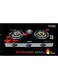 Sanford 3 - Burner Gas Stove Sf5326Gc Black/Red