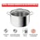 Tefal G6 Grande Marmite Intuition Stew Pot With Lid Extra Large Silver 28cm