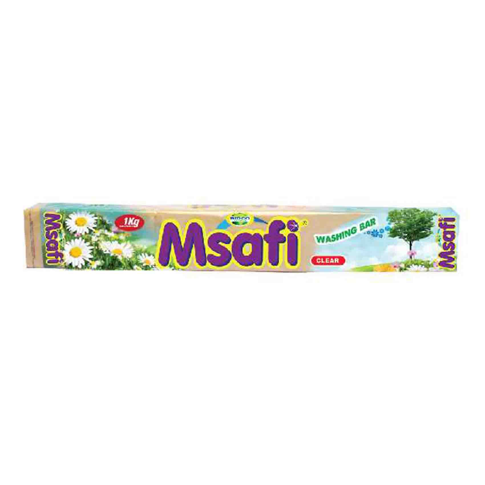 MSAFI BAR SOAP CLEAR 1KG