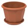 Cosmoplast Pot Hex 25Cm Terra