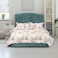 In House Oslo Velvet Bed Frame - Single - 200x90 cm - Turquoise