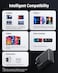 VOLTME Revo 140W Charger Adapter【2-Years Warranty】Fast USB C Charger Plug, 3-Ports GaN Charger for MacBook, Dell/HP/Lenovo, iPads, iPhone 15 Pro Max, Samsung Galaxy S24&nbsp;Ultra, etc