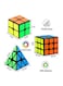 Aitbay - 3-Piece Magic Rubik's Brainstorming Puzzle Cube Set