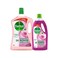 Dettol Rose Antibacterial Power Floor Cleaner, 3L+1L
