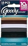Goody Women's Ouchless Braided Elastics, Java Bean, 15 Count