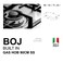 BOJ GH 4190 X, 5 Burner Built In Stainless Steel Gas HOB With Auto ignition, Safety Device, 4 Gas Burners + 1 Triple Flame Wok Burner, Cost-Iron Pan Support, Made In Italy