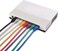 DOT 8-Color Combo Snagless Short Cat6 Ethernet Cable (Cat6 Cable, Cat 6 Cable) 3 ft