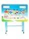 Generic Foldable Wooden School Table And Chair Multicolour