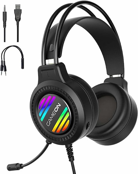 GOT100 GAMEON GOT100 Ravenstrike RGB Gaming Headset Black