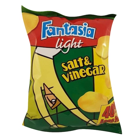 Fantazia Light Salt And Vinegar Chips 65g