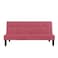 In House Yoomi 2 In 1 Sofabed Velvet Upholstered - Dark Pink