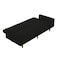 In House Shahrzad 2 In 1 Sofabed Velvet Upholstered - Black