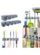 Almufarrej Wall Mounted Mop And Broom Holder Multicolour 33x8.1x6cm