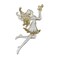 Christmas Magic Christmas Tree Hanging Mini Angel for party Decoration- 9 cm Size- Gold/Silver