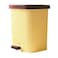 El Halal And Silver Star Palm Dustbin - Medium - Beige