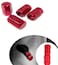 Generic 4 Pcs Aluminum Tire Wheel Rims Stem Air Valve Caps Tyre Cover Car Red