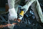 Buy Stanley Stgs7115-B5 Angle Grinder 710W 115Mm in Saudi Arabia