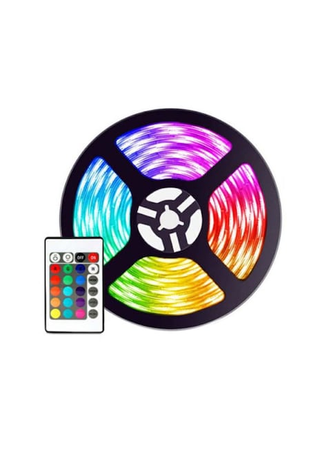 شريط إضاءة LED متعدد الألوان RGB متعدد الألوان 5متر