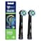 Oral-B CrossAction Replacement Brush Head EB50BRB-2, Black, 2 PCS