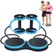 ULTIMAX Multi Revoflex Abdominal Multifunctional Abdominal Trainer Ab Wheel Roller Gym Fitness Exercises Equipment Pull Rope with Resistance Bands- Assorted Color