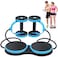 ULTIMAX Multi Revoflex Abdominal Multifunctional Abdominal Trainer Ab Wheel Roller Gym Fitness Exercises Equipment Pull Rope with Resistance Bands- Assorted Color