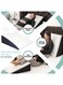 Moon Coolgel Bed Wedge Pillow With Cool Fabric And Gel Memory Foam Top - Ultra Soft Breathable Cover (7.5 Inch Wedge)