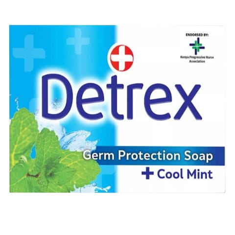 Detrex Cool Mint Germ Protection Medicated Soap Bar 100g