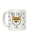 muGGyz Modern Monogram P Printed Coffee Mug White