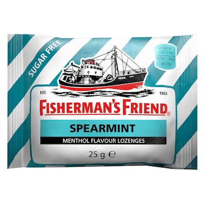 Fisherman's Friend Sugar Free Menthol Flavour Spearmint 25g