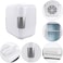 Generic 4L Mini Car Use Refrigerator Cooling Heating Box Fridge 12V Car Portable Silent Fridge(White)