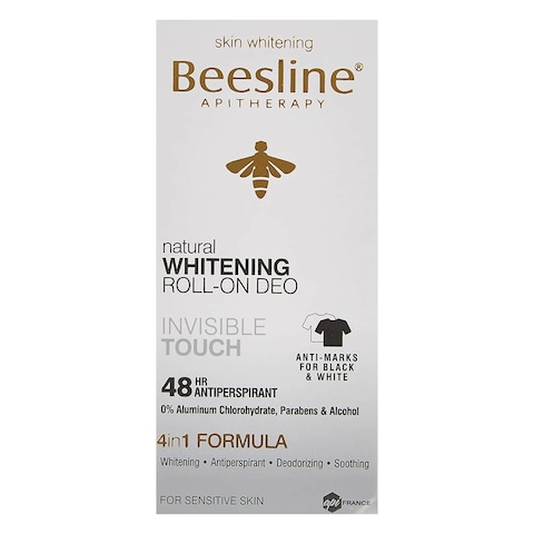 Buy BEESLINE WHITENING ROLL ON DEODOEANT 48HR ANTI PERSPIRANT INVISIBLE TOUCH  50ML in Kuwait