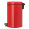 PEDAL BIN NEWICON 12L PASSION RED