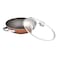 Prestige Ultra Non-Stick Covered Kadai with Glass Lid and Pan Holder 24cm