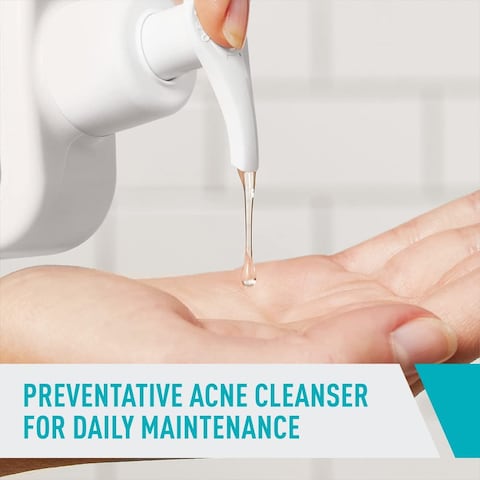 Cerave Face Wash Acne Treatment Salicylic Acid Cleanser With Purifying Clay For Oily Skin Blackhead Remover And Clogged Pore Control 8 Ounce, 8 Fl Oz (Pack Of 1)