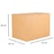 Generic Recyclable Corrugated Cardboard Boxes, Brown Carton Packaging 5 Box With Bubble Wrap, Stretch Roll &amp; Tape Bundle Offer Packing Set Of 8 Items, 58x58x78 cm