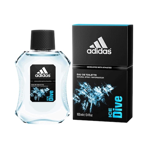 Buy Adidas Ice Dive Eau De Toilette Clear 100ml in UAE