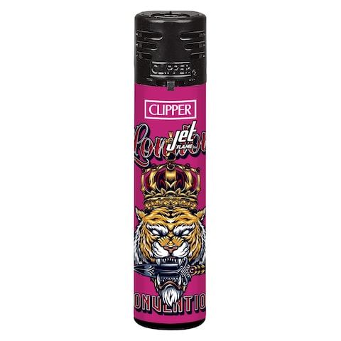 Clipper Printed Jet Flame Lighter CKJ11 Multicolour